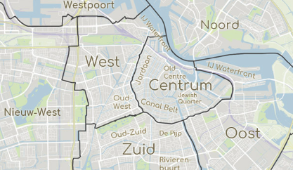 Amsterdam map
